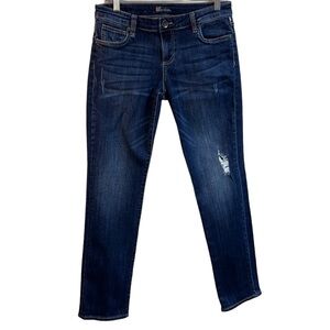 Kut from the Kloth Distressed Straight Leg Jeans Size 6